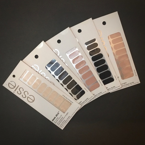 Essie Other - Bundle of 5 Packs Essie Sleek Stick Nail Appliqués
